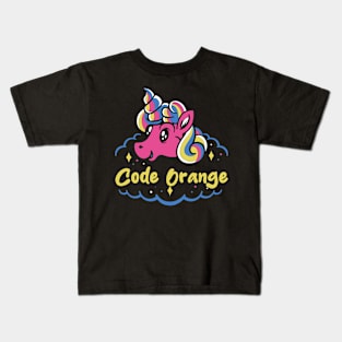 code orange and the last unicorn Kids T-Shirt